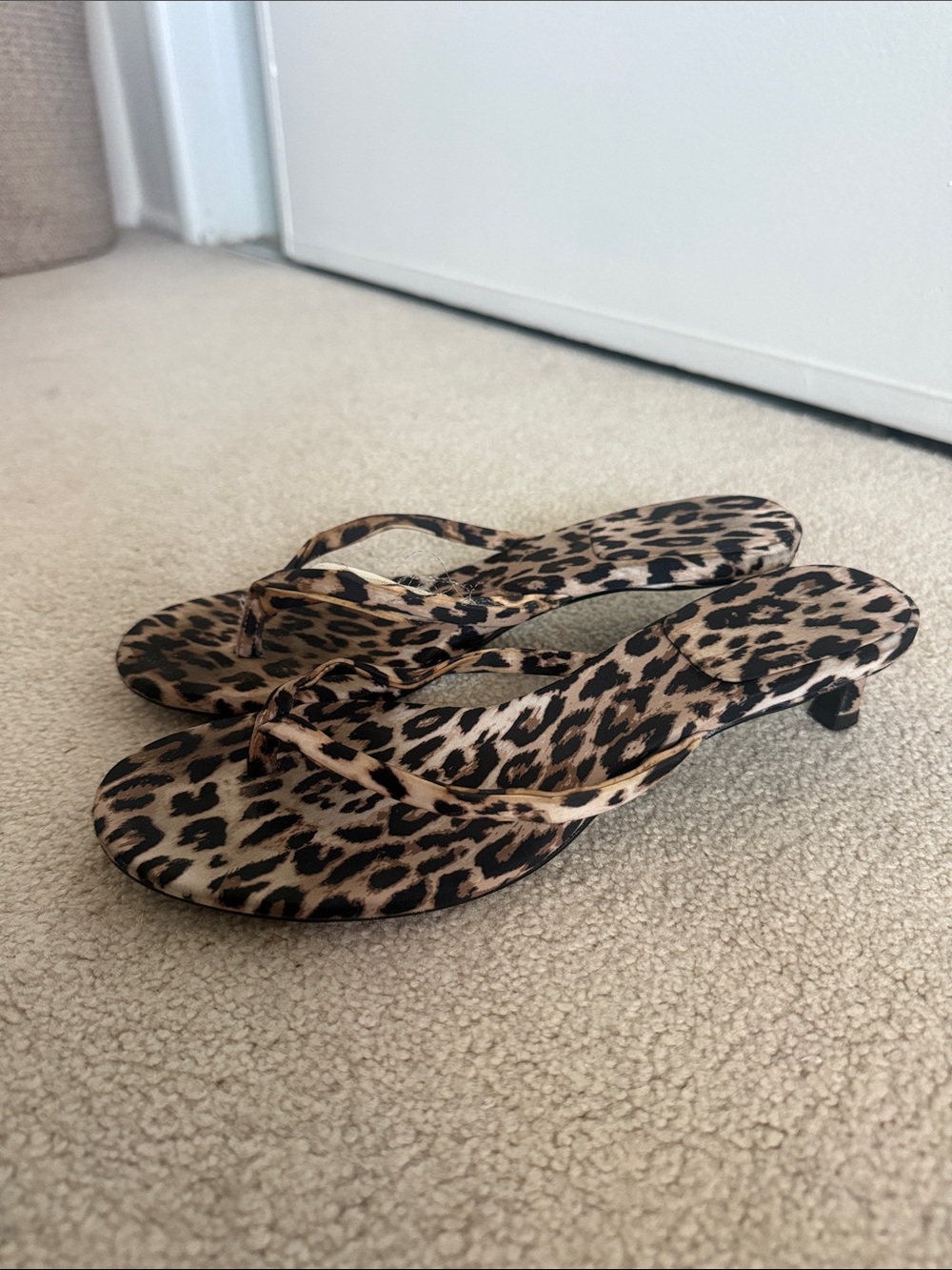 Zara cheetah kitten heel